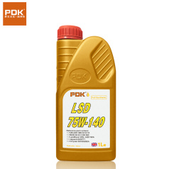 PDK差速器油LSD 75W-140 GL-5 LSD合成 黄色1L (12支/箱 请按箱订货)