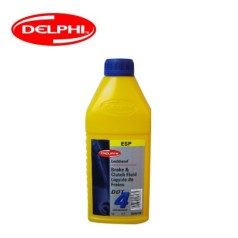 德尔福科技 刹车油 DOT4 ESP 1.0L 德尔福刹车油 制动液SSB9814M.CH (包装1.0L*20,价格为单瓶)