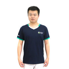可兰素V领T恤衫XXL