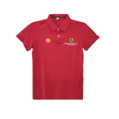 壳牌法拉利T恤POLO衫（红色） 胸标款